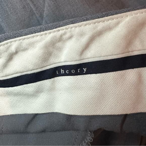 Theory Pants Wool Size 2 Custom Max 2 Edition 5 Style No F0001218 Grey Gray - Picture 4 of 9